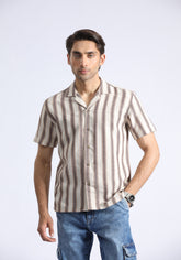 Textured Light Brown Shirt